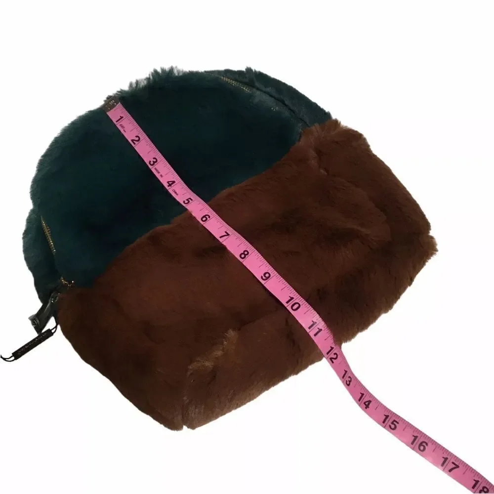 Do Everything in love faux fur back pack NWT